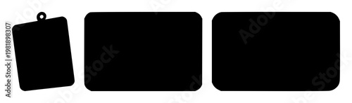 Flashcard set with solid black icon design featuring education, learning, study with school and knowledge