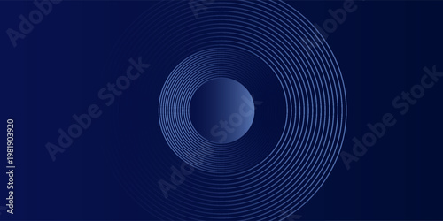abstract dark background with glowing lines circles