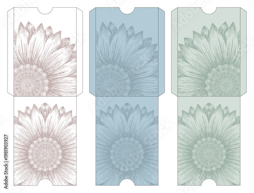 Photos Floral Envelope in Vector