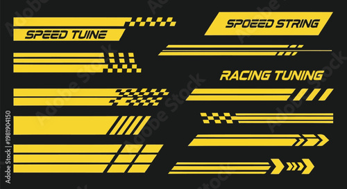 Arrow velocity streak indicator graphic for forward rapid movement