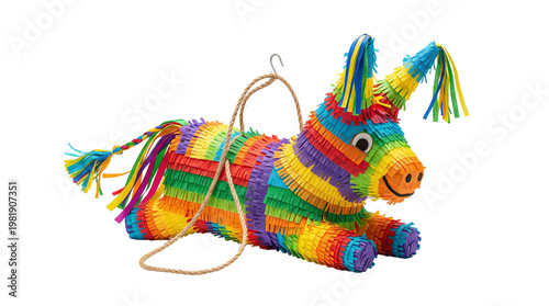 birthday piñata on ground