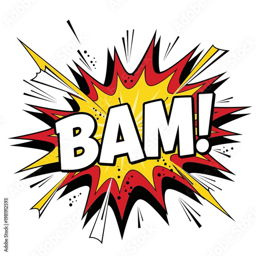 Comic Book BAM Explosion Sound Effect - Action Burst