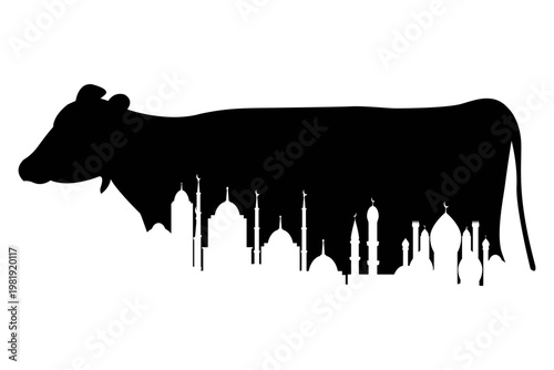Cow texture qurban Eid al Adha
