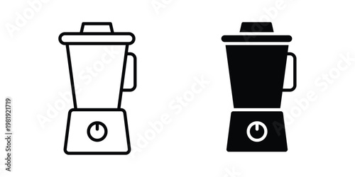 Blender icon vector logo. icons in solid, editable strokes.