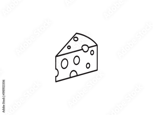 Cheese slice icon set light and dark mode variations for digital interfaces