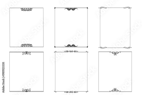 Elegant Frames Collection: A curated ensemble of delicate, intricate frames, each radiating a sense of classic grace and refined artistry. Offering timeless beauty and versatile design.