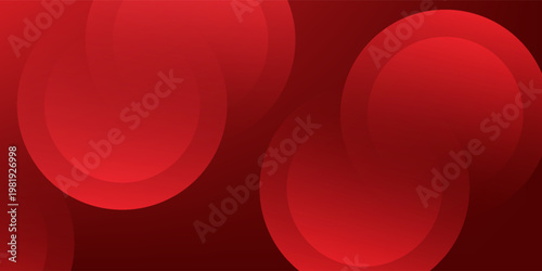 Red abstract background. Dynamic shapes composition. Eps10 vector
