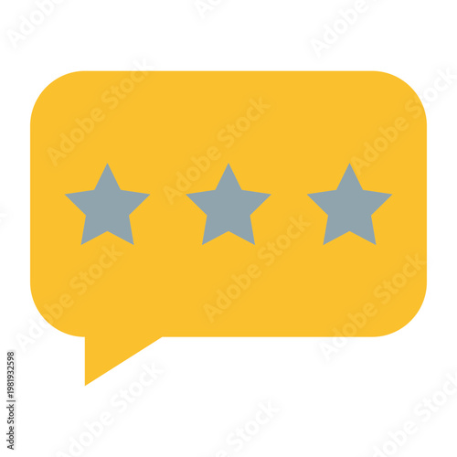 Reviews Vector Flat Icon Design