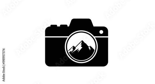 Mountain peak landscape photography subject.