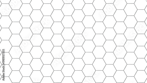 hexagon geometric pattern. seamless hex background. abstract honeycomb cell. high technology frame for design element