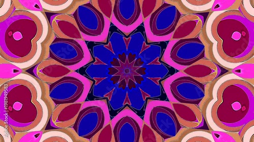 Wallpaper Mural Modern graphic background with circular patterns and dynamic digital elements. Torontodigital.ca