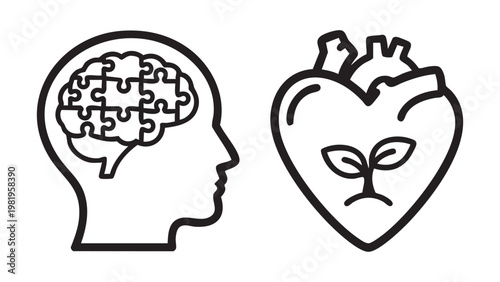 Mental health and emotional well-being concept