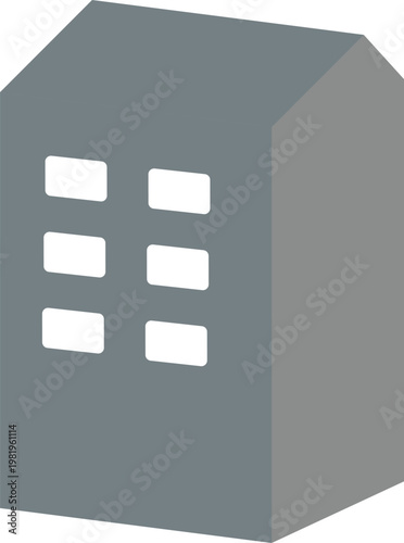 Gray office building skyscraper architecture