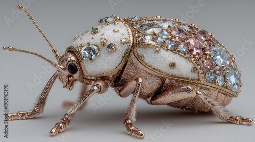 macro of a brown bug