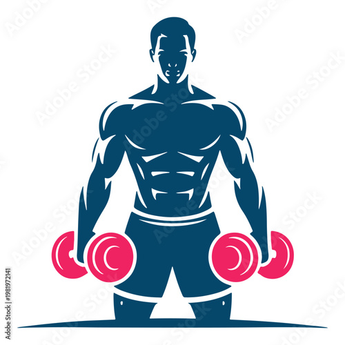 Person performing dumbbell exercises for upper body strength training