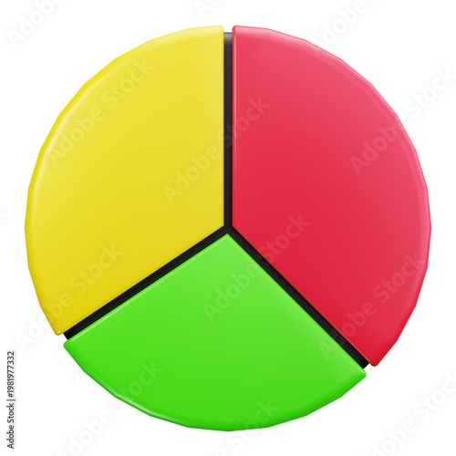Free Download Pie Chart Data Distribution 3D Illustrations - GFXLoad