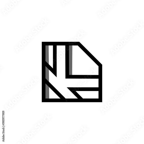 Modern Geometric Letter K Logo with Minimalist Diamond and Gemstone Concept. Letter K Diamond Logo