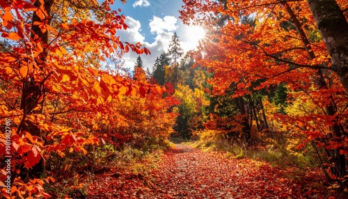 autumn in the woods