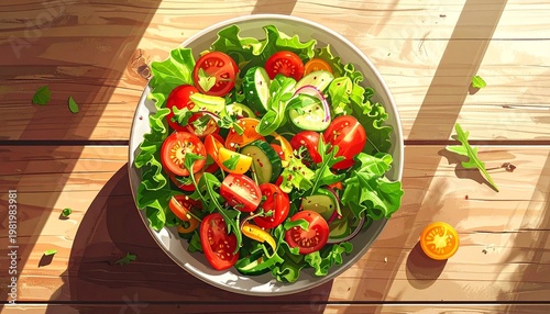 fresh vegetables on a plate