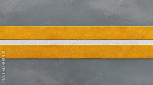 A Unique Modern Background Featuring Horizontal Yellow and White Stripes on an Abstract Gray Surface for Creative Projects and Design Needs