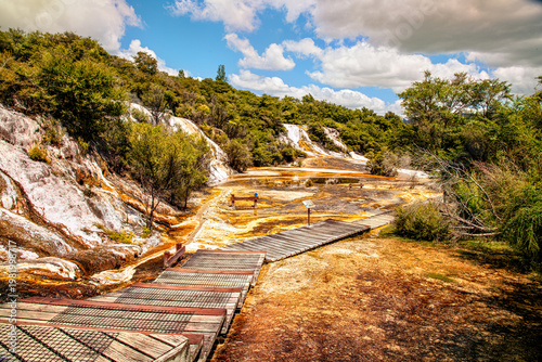 Orakei  Korako landscape