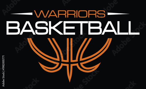 Warriors Basketball Team Design 12 is a very useful and attractive design for your basketball team that includes text and graphic of a basketball. Great for shirts and promotions.