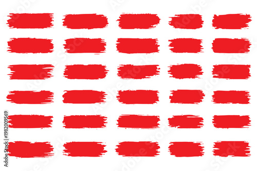 Colorful paint strokes. Set of colorful brush strokes, lines. Grungy brushes collection. Vector black paint brush. Rectangle brush collection. permanent marker pen stroke set.