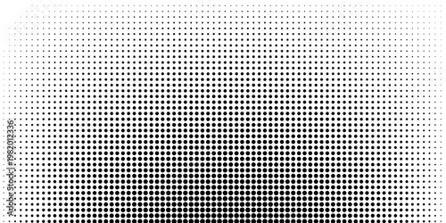 Grunge halftone gradient background. Faded grit noise texture. White and black sand wallpaper. Retro pixelated backdrop. Anime or manga style comic overlay.