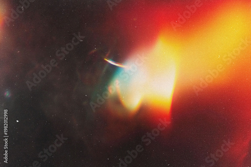 light leaks overlay effect with blur orange light,retro film distressed flare light leak on black background,abstract analog film burn red light leak,Leaked camera poster photo effect mockup