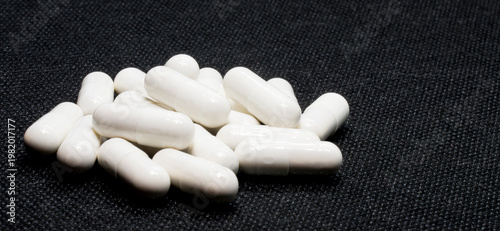 white medical pills