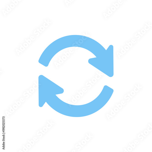 blue circulation arrows, refresh sync icon, colorful illustration Free Download blue circulation arrows, refresh sync icon, colorful illustration - GFXLoad