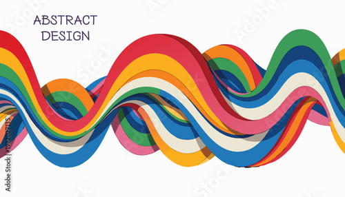 Abstract colorful background with circles abstract Modern Flat Illustration Set with Dynamic Waves, Urban Lifestyle and Colorful Creative Design	
