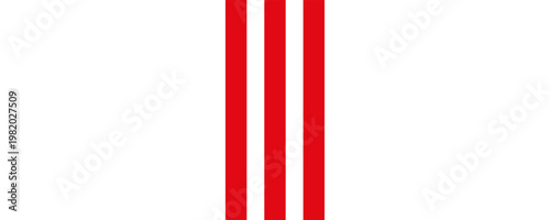 Vertical red and white stripes background. Seamless and repeating pattern.