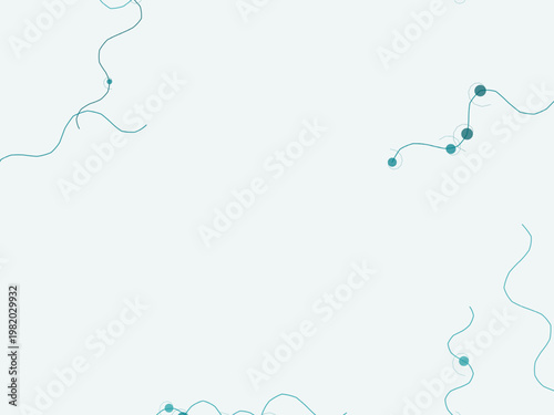Elegant Art Nouveau Vine Pattern Luxury Ornamental Background