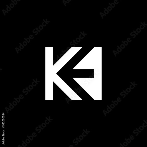 Free Download Letters K or KE Arrow Direction Logo, Modern Geometric Letter K or KE Monogram Logo with Integrated Arrow and Forward Direction Concept.  - GFXLoad