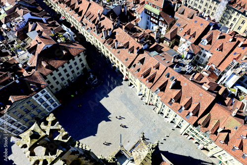 Photography Blick vom Münsterturm auf dem Münsterplatz in Bern