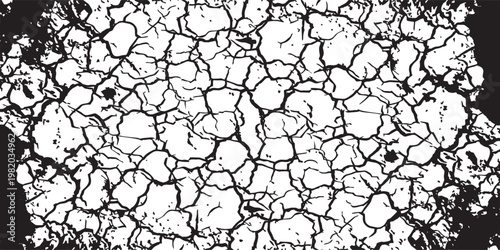 Cracked Earth Texture Abstract Background.