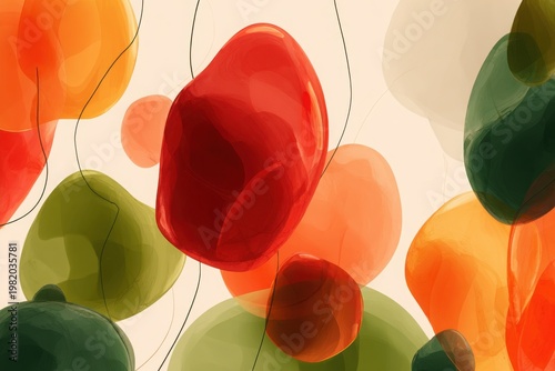 Abstract Art Depicting Emotion in Counselling and Wellness Concepts