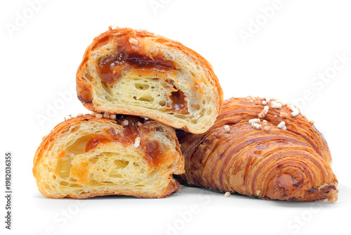 brioche con marmellata di albicocca