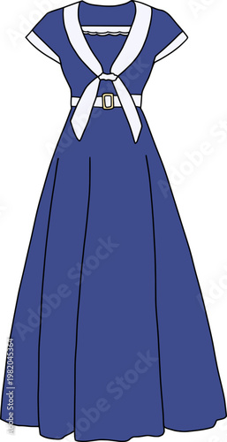 Photos Navy Maxim Dress