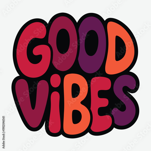 Good Vibes T-Shirt Design