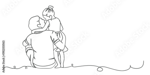 A vibrant red ribbon banner with a pointed tail isolated on white