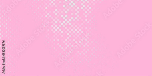 white polka dots pattern over hot pink useful as a background good effect simple art