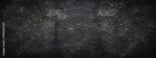 Abstract dark and textured concrete surface. conveying a sense of timelessness and industrial. The rough, aged appearance evokes a sense of both strength and history.