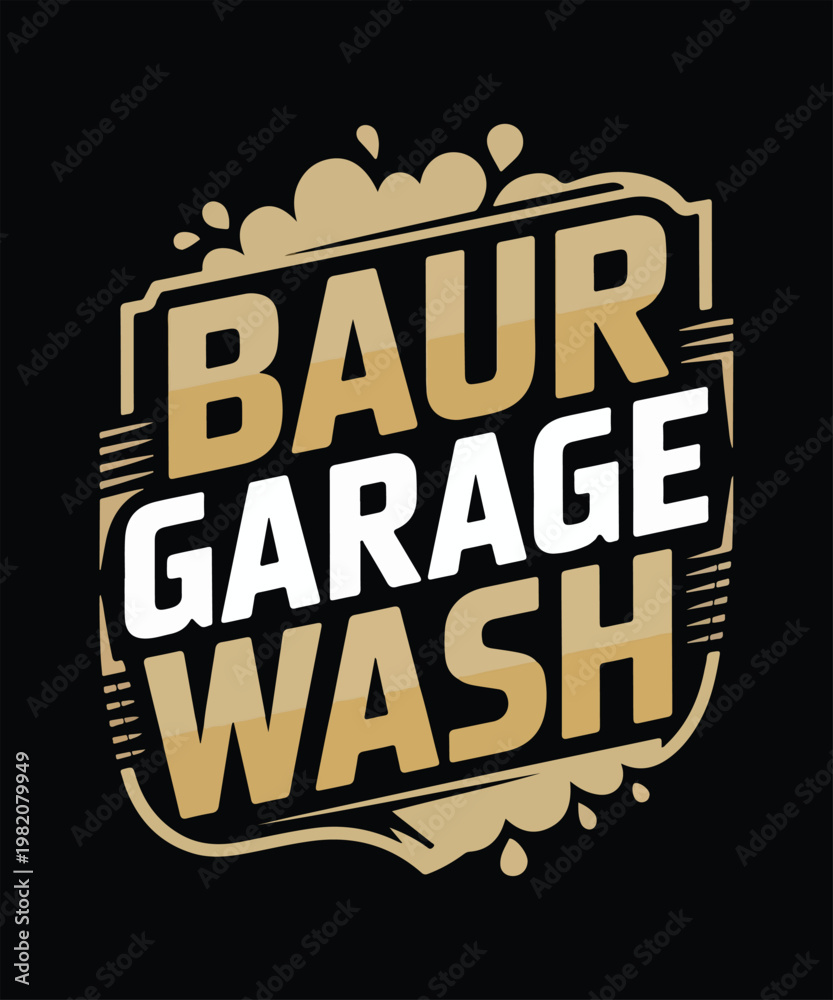 Obraz premium Baur garage wash