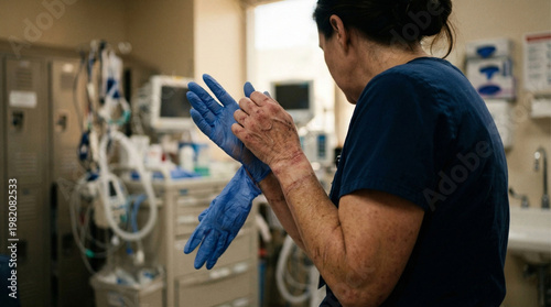 Doctor Experiencing Stress and Burnout in Clinical Environment