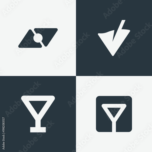 Minimalist Bar Logo Bundle Modern Nightlife Drink Lounge Brand Identity Clean Vector Set