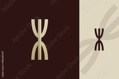 Premium Gradient Bar Logo Modern Nightlife Drink Lounge Brand Vibrant Identity Vector Template