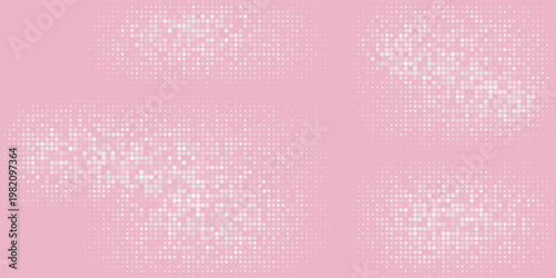 white polka dots pattern over hot pink useful as a background good effect