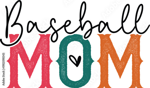 Baseball Mom Svg Design